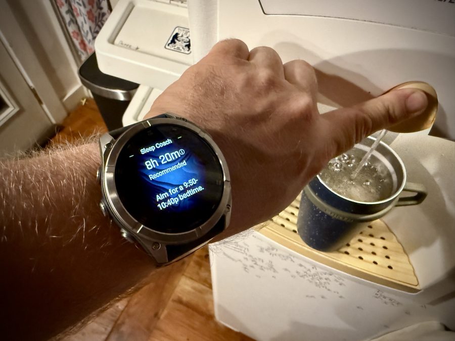 Garmin Fenix 8 Pro Sleep Coach - Photo Nick LeFort