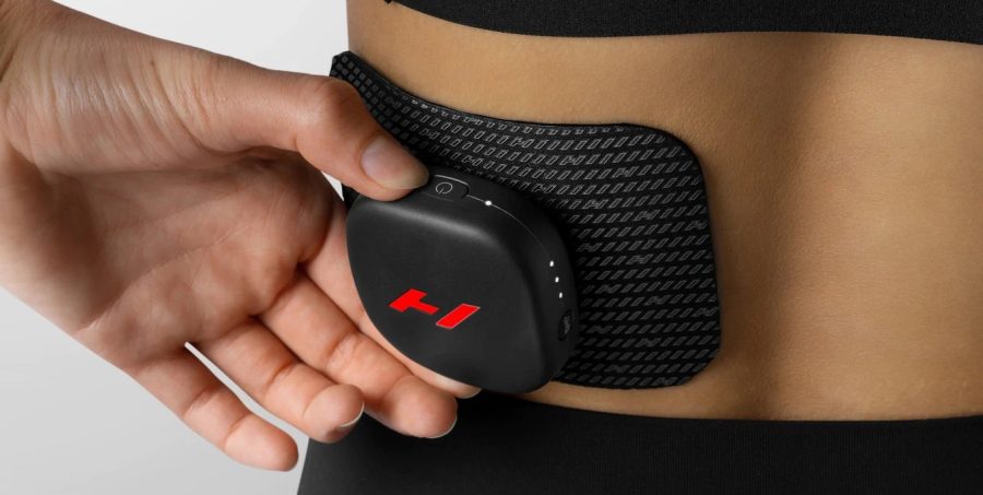 Hyperice Venom Go pad in use.