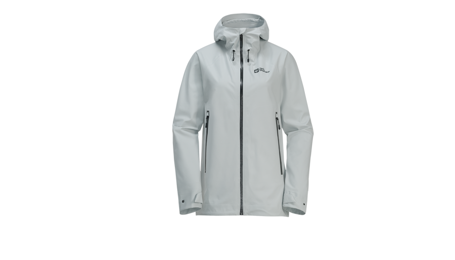 Picture of light grey rain jacket